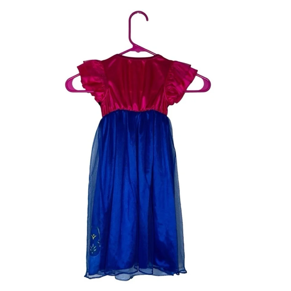 Disney Frozen ll Anna Pink Costume Fancy Nightgown Gown Size 2T Toddler Girl - Picture 7 of 10